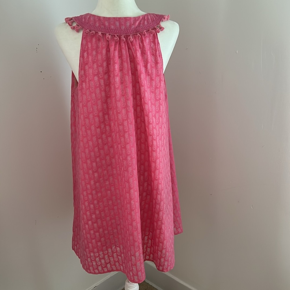 Vineyard Vines Pink Pineapple Patterned Cotton Bl… - image 4